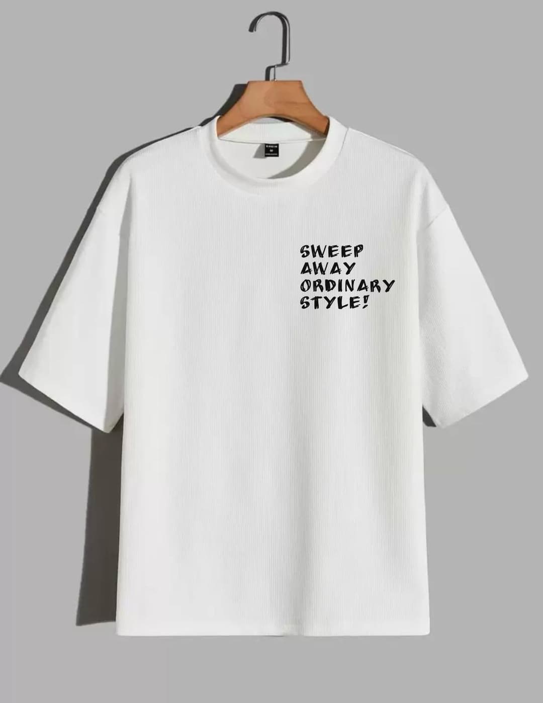 Embroidery Oversized Tee