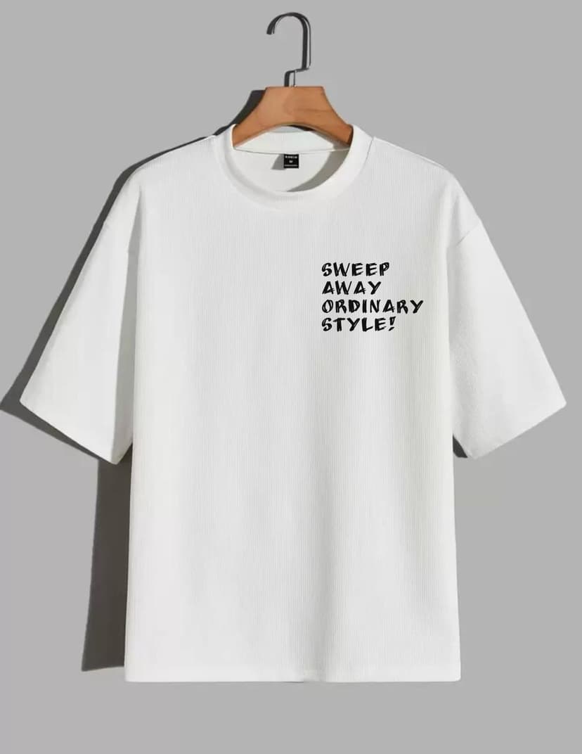 Embroidery Oversized Tee